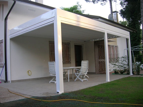 Arcosol Copertura mobile struttura in acciaio tenda impacchettamento
