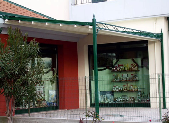 Arcosol Copertura mobile struttura in acciaio tenda impacchettamento