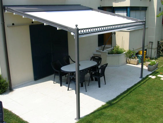 Arcosol Copertura mobile struttura in acciaio tenda impacchettamento