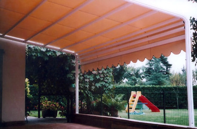 Arcosol Copertura mobile con rullo, struttura alluminio