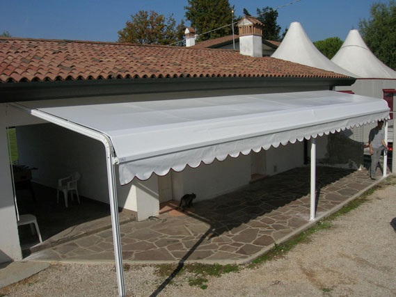Arcosol Copertura mobile con rullo, struttura alluminio