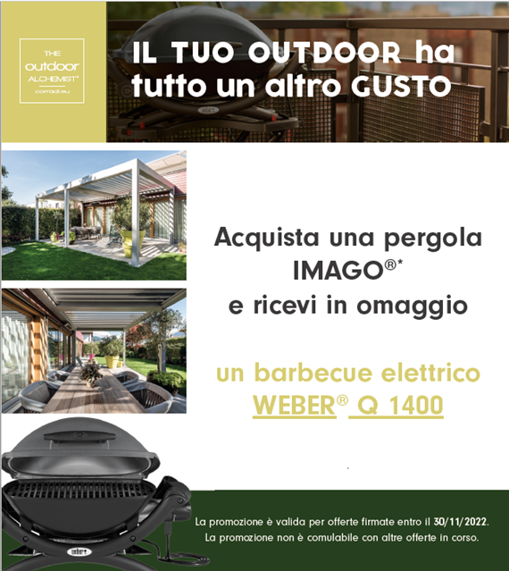 PROMOZIONE SULL'ACQUISTO DI BIOCLIMATICA IMAGO CORRADI