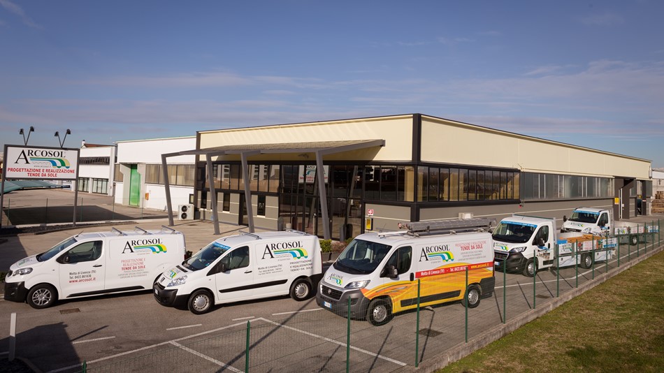 Sede Arcosol installatore tende da sole a Treviso